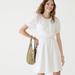 J. Crew Dresses | J. Crew Tie Back Cotton Poplin Mini Dress (Size 2) | Nwt | Color: White | Size: 2