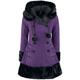 Hell Bunny Sarah Jane Coat Winter Coat lilac