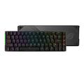 ASUS ROG Falchion MX 65% Wireless RGB Gaming Mechanical Keyboard, Cherry MX Red Switches, PBT Doubleshot Keycaps, Wired / 2.4G Hz, Touch Panel, Keyboard Cover Case, Macro Support-Black, UK Layout