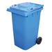 Vestil Curbside Trash Metal in Blue | 40 H x 23.5 W x 28.5 D in | Wayfair TH-64-BLU