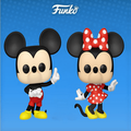 Funko Pop! Disney: Mickey and Friends â€“ Set of 2 Vinyl Figures (Mickey Mouse / Minnie Mouse)