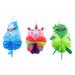 3 Pieces Animal Bath Loofahs Kids Body Loofahs Cartoon Shower Loofahs Cute Bath Sponges Pouf Body Scrubbers Mesh Loofah Sponges for Children Shower Baby Washing Exfoliating