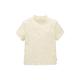 TOM TAILOR Mädchen Kinder T-Shirt mit Rippstruktur 1035131, Weiß, 164