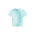 TOM TAILOR Jungen 1036495 Kinder Oversized T-Shirt mit Muster, 31737-Blue Tie Dye Design, 128