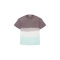TOM TAILOR Jungen 1036495 Kinder Oversized T-Shirt mit Muster, 31740-Grey Aqua Dip Dye, 164