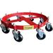 Steel Drum Dolly 2000 lb. Cap 55 Gal Drum 8 Swivel Phenolic Casters