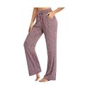 Mrat High Waist Long Trousers Full Length Pants Fashion Women Casual Pants Yoga Pants Quick-Drying Trousers Wide Leg Pants Ladies Business Casual Pants Khaki XL