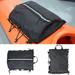 Hesroicy Deck Bag Rotatable Hook Waterproof Smooth Zipper Portable Kayak Deck Cover Pouch Surfing Equipment Accessories Boat Accessories