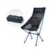 BIRLON Portable Lightweight Camping Chair Compact Folding High Back Backpacking Chair Recliner with Headrest for Outdoor Hiking Fishing Picnic(Dark Blue)