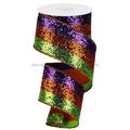 2.5 X10Yd 3-In-1 Large Glitter Purple/Orange/Lime RG89829K