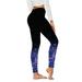 Mrat Pants For Women Trendy Full Length Yoga Pants Ladiesâ€™s Stretch Yoga Leggings Fitness Running Gym Sports Full Length Active Pants Casual High Waisted Pants Blue M