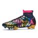 Cyiecw Men s Soccer Cleats Professional High-Top Football Shoes Outdoor Indoor Boys Spikes Soccer Shoes
