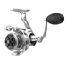 Quantum Throttle Spinning Fishing Reel Size 10 Reel Stainless Steel Bail Wire Dura-Lok Anti-Reverse Clutch Oversized Non-Slip Handle Knob 10 + 1 Ball Bearings 5.2:1 Gear Ratio Silver