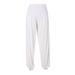 Mrat Loose Pants with Pockets Full Length Pants Women s Loose High Waist Wide Leg Pants Workout Out Leggings Casual Trousers Yoga Gym Pants Ladies Loose Pants Casual White M