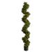 Nearly Natural 6 Boxwood Spiral Topiary Artificial Tree - 6