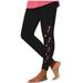 Mrat Pants For Women Loose Fit Full Length Pants Leggings Fashion Ladies Stretch Leggings Fitness Running Gym Sports Full Length Active Pants Casaul Pants For Female Red L