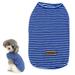 Dog Shirts Cotton Striped T-Shirts Breathable Basic Vest for Puppy and Cat Super Soft Stretchable Doggy Tank Top Sleeveless Fashion & Cute Color for Boys and Girls mï¼ŒG139826