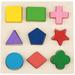 Heldig Wooden Geometry Puzzle Building Block Colorful Matching Motor Skills Educational Learning Toy Early Learning Children s Day Gift for Kids Toddlers