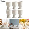 6pcs Egg Cups Holders Ceramic Egg Cups Breakfast Boiled Egg Cups