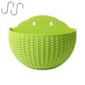 TRIANU Hanging Planters for Indoor Plants Wall Planter with Hook Self Watering Planters Wall Plant Holder Wall Mounted Planters Flower Pots for Garden Light Green