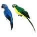 2x Colorful Bird Feather Home Garden Decor Ornament Parrot