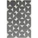 Loomaknoti Terrace Tropic Sevella 8 x 10 Geometric Indoor/Outdoor Area Rug Gray/White