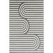 Loomaknoti Terrace Tropic Sedvick 6 x 9 Geometric Indoor/Outdoor Area Rug Gray/White