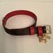 Coach Dog | Coach Brown & Apple Red Signature Dog Collar Sz Large 17 - 21 Bnwt | Color: Brown/Red | Size: Large