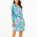 Lilly Pulitzer Dresses | Lilly Pulitzer Aubrey Shift Dress In Multi Bermudaful Floral Tropical Upf 50+ L | Color: Green/Pink | Size: L