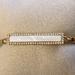 Kate Spade Jewelry | Kate Spade New York Mother Of Pearl & Crystal Pave Bar Cuff Bracelet- | Color: Gold/White | Size: Os