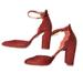 Jessica Simpson Shoes | Jessica Simpson Suede Heels! | Color: Red | Size: 8