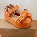 Urban Outfitters Shoes | Brand New Orange Platforms Never Been Worn | Color: Orange | Size: 8