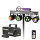 Max Partybar 10 DJ Party Disco Light Partybar UV Moonflower Par Lighting Stand and Smoke Machine