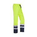 SIOEN 5841A2EJ4415M Tarviso Hi-Vis Rain Trousers, Medium, Yellow/Navy