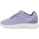 Geox Women's D Spherica Sneaker, Purple, 6 UK