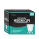 Pruvade 2000 Pack 1-oz Disposable Medicine Cups with Graduated Dosage Lines for Pills or Liquid, 2000 Bulk Pack, Single Serve Measuring for Home, Nurse, Hospital, Medical Care, Resin, Epoxy