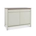 Bentley Bergen Narrow Grey Washed Oak & Soft Grey Rectangular Sideboard