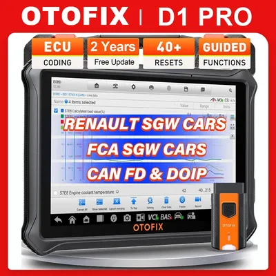 OTOFIX-Scanner de diagnostic de voiture D1 PRO codage ECU EAU OBD2 contrôle bidirectionnel outil