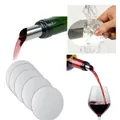 Disque Verseur de Vin en Feuille d'Aluminium Flexible Anti-Goutte Bec Verseur Outils de Bar en