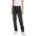 Replay Damen Jeans Keida Baloon-Fit mit Stretch, Schwarz (Black 098), W25 x L28