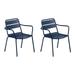 Oxford Garden Kapri Outdoor Aluminum Dining Chairs