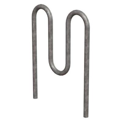 MADRAX QS-H36-5-IG-G Bike Rack,Galv,(5)Bikes,46 in. H,3 in. W