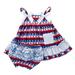 ZHAGHMIN 3-6 Month Easter Outfit Girl Little Girls Dress Summer Kids Girls Independence Day Star Stripe Print Dress Girl S Flag Print Sling Dress Christmas Baby Dress Girls Plus Dresses Girl Skirt G