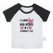 iDzn I like Big Bows and I Cannot Lie Funny T shirt For Baby Newborn Babies T-shirts Infant Tops 0-24M Kids Graphic Tees Clothing (Short Black Raglan T-shirt 6-12 Months)