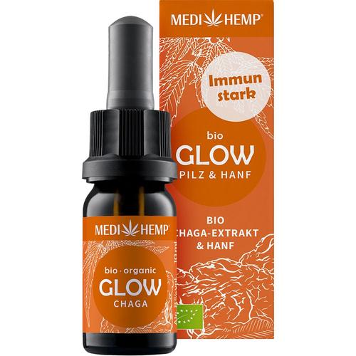 BIO Glow Chaga-Extrakt & Hanf Medihemp Tropfen 10 ml