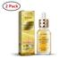 2 Pack Gold 24k Face Serum with Hyaluronic Acid Collagen and Peptides Ampoule