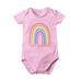 Dance Body Suit for Girls Baby Clothing Toddler Clothes Rainbow Print I LOVE MY ANTIES Baby Playsuit For 0 To 24 Months Baby Babies First Christmas Outfit Girl