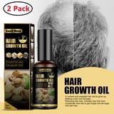 2 Pack Hair Growth Formula for Longer Stronger Healthier Hair | Biotin Collagen Keratin B Vitamins Bamboo Extract