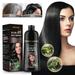 Instant Hair Color Shampoo for Gray Hair 3 in 1 Black Hair Dye Shampoo Herbal Coloring in Minutes for Women & Men 16.9 fl.oz