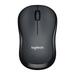 Logitech Silent Wireless Mouse 2.4 GHz with USB Receiver 1000 DPI Optical Tracking 18-Month Battery Ambidextrous Compatible with PC Mac Laptop Charcoal